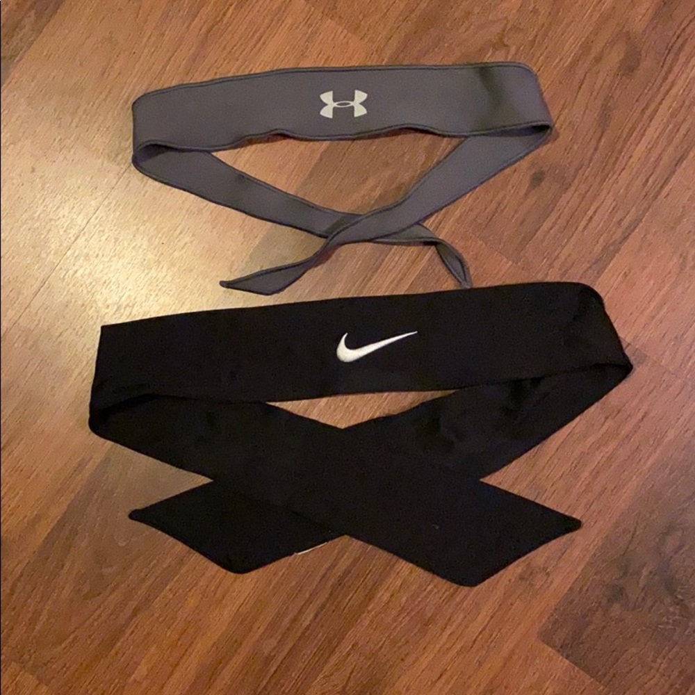 Nike & Under Armour tie headbands